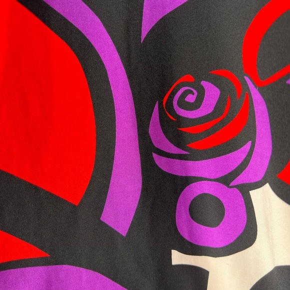 Nygard Collection XL (18-20) Abstract Print Blouse with Beaded Neckline - Picture 7 of 11